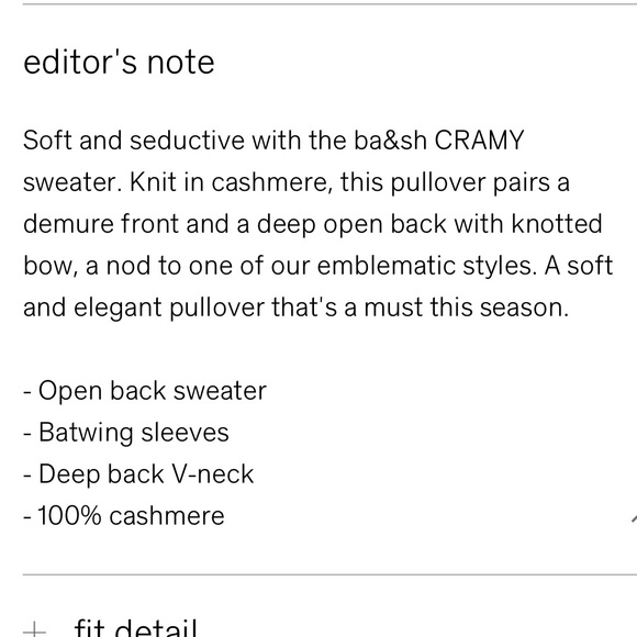 ba&sh Gray Open-Back Sweater - Picture 5 of 8